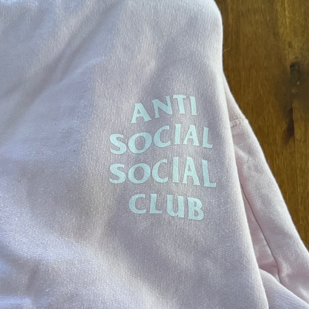 Anti Social Social Club Pastel Pink Sweatshirt